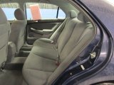 2007 Honda Accord Value Package Sedan Rear Seat