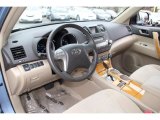 2008 Toyota Highlander Hybrid 4WD Sand Beige Interior