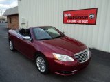 2012 Deep Cherry Red Crystal Pearl Coat Chrysler 200 Limited Convertible #88310627