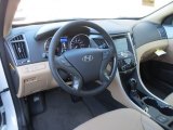 2013 Hyundai Sonata Hybrid Limited Camel Interior