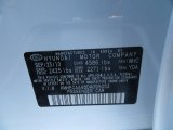 2013 Sonata Color Code for Porcelain White Pearl - Color Code: WHC