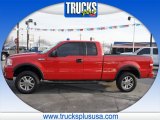2004 Bright Red Ford F150 FX4 SuperCab 4x4 #88310585