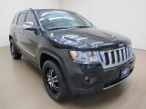 2011 Brilliant Black Crystal Pearl Jeep Grand Cherokee Overland 4x4 #88340196