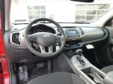 2014 Kia Sportage EX AWD Black Interior