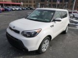Clear White Kia Soul in 2014