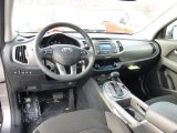 2014 Kia Sportage EX AWD Black Interior
