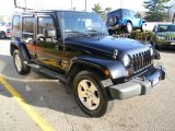 2008 Jeep Wrangler Unlimited Sahara 4x4 Front 3/4 View