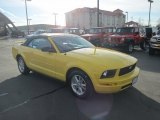 Screaming Yellow Ford Mustang in 2006