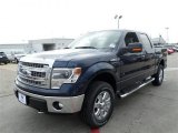 2014 Blue Jeans Ford F150 XLT SuperCrew 4x4 #88376153