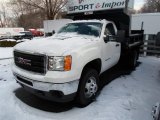 2013 Summit White GMC Sierra 3500HD Regular Cab 4x4 Dump Truck #88376355