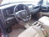 2009 Honda Ridgeline RTL Beige Interior