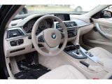 2013 BMW 3 Series 335i xDrive Sedan Oyster Interior