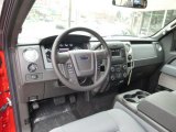 2014 Ford F150 XLT SuperCab 4x4 Steel Grey Interior