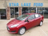 2014 Ruby Red Ford Fiesta SE Sedan #88406858