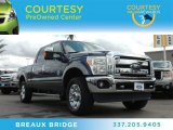 2012 Dark Blue Pearl Metallic Ford F250 Super Duty Lariat Crew Cab 4x4 #88406847