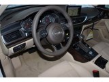 2014 Audi A6 3.0 TDI quattro Sedan Velvet Beige Interior