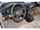 2014 Audi A6 2.0T Sedan Velvet Beige Interior
