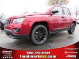 2014 Deep Cherry Red Crystal Pearl Jeep Compass Sport #88442883