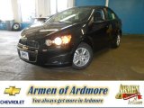 2014 Black Granite Metallic Chevrolet Sonic LT Sedan #88442980