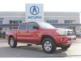 2006 Impulse Red Pearl Toyota Tacoma V6 PreRunner Double Cab #88442659