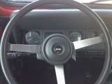 1992 Jeep Wrangler S 4x4 Steering Wheel