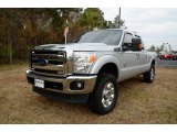 2012 Ingot Silver Metallic Ford F250 Super Duty XLT Crew Cab 4x4 #88443212