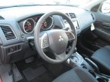 2014 Mitsubishi Outlander Sport ES Black Interior