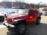 2014 Flame Red Jeep Wrangler Unlimited Rubicon 4x4 #88443138