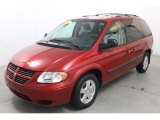 2007 Inferno Red Crystal Pearl Dodge Caravan SXT #88442602