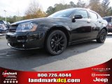 2014 Black Clear Coat Dodge Avenger SXT #88493752