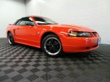 2004 Competition Orange Ford Mustang V6 Convertible #88493912