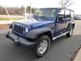 Surf Blue Pearl Jeep Wrangler Unlimited in 2009