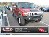 2003 Red Metallic Hummer H2 SUV #88493486