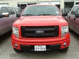 2013 Race Red Ford F150 STX SuperCab 4x4 #88531711