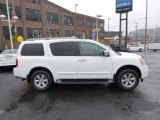 Blizzard White Nissan Armada in 2010