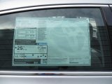 2014 Toyota Avalon XLE Window Sticker