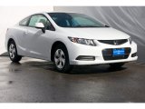 White Orchid Pearl Honda Civic in 2013