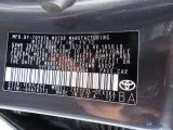 2014 Corolla Color Code for Slate Metallic - Color Code: 1F9