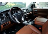 2014 Toyota Sequoia Platinum 4x4 Red Rock Interior
