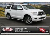 2014 Super White Toyota Sequoia Limited 4x4 #88531595