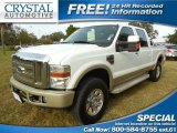 2008 Oxford White Ford F250 Super Duty King Ranch Crew Cab 4x4 #88577250