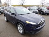 True Blue Pearl Jeep Cherokee in 2014