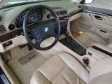 1997 BMW 7 Series 740iL Sedan Beige Interior