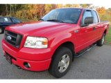 2006 Bright Red Ford F150 STX SuperCab 4x4 #88577218