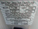 1999 XK Color Code for Meteorite SIlver Metallic - Color Code: MDX