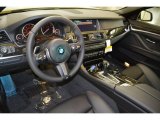 2014 BMW 5 Series 550i Sedan Black Interior