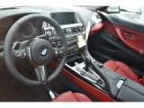 2014 BMW 6 Series 650i Convertible Vermilion Red Interior