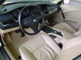 2004 BMW 5 Series 525i Sedan Beige Interior