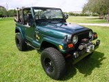 2000 Jeep Wrangler Sahara 4x4 Front 3/4 View