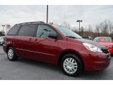 2005 Salsa Red Pearl Toyota Sienna LE #88576952